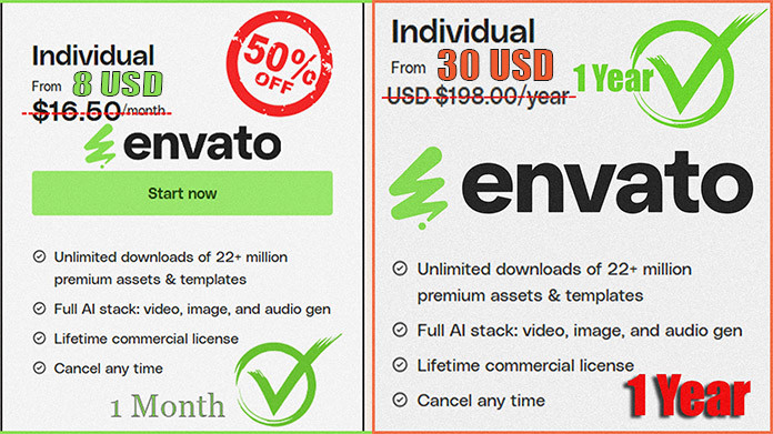 Envato - Individual Account ✅ 1 Year / 1 Month ✅ - subscription🔥